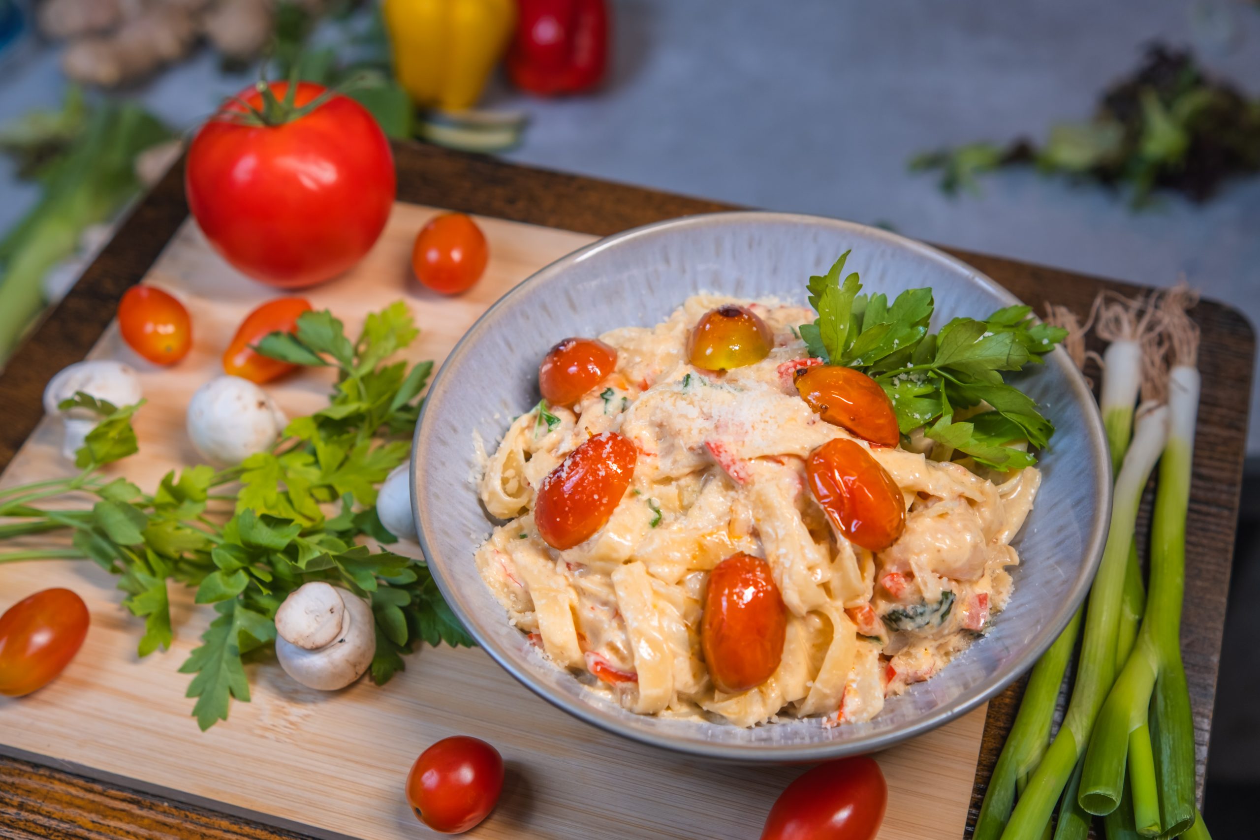 Prawn & Saffron Glow Pasta
